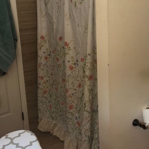 Laura Ashley Floral cotton shower curtain
